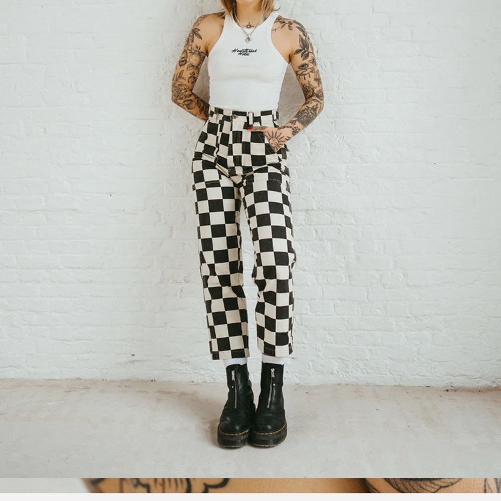 P&Co checkerboard pants